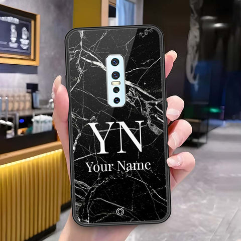 Vivo V17 Pro Cover - Onation Your Name Series - HQ Ultra Shine Premium Infinity Glass Soft Silicon Borders Case