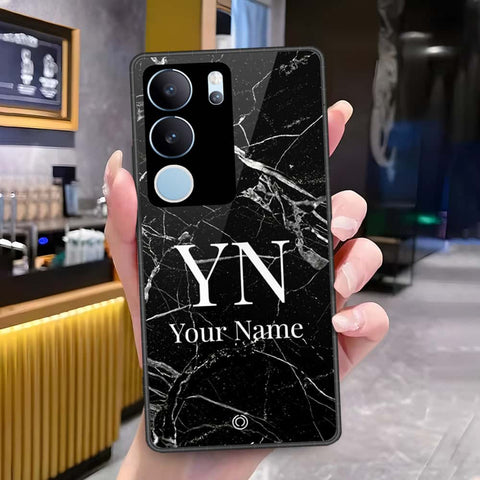 Vivo V29 Pro Cover - Onation Your Name Series - HQ Ultra Shine Premium Infinity Glass Soft Silicon Borders Case