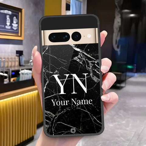 Google Pixel 7 Pro Cover - Onation Your Name Series3 - HQ Ultra Shine Premium Infinity Glass Soft Silicon Borders Case