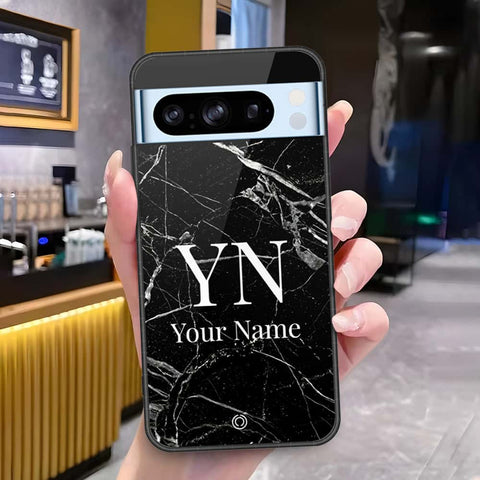 Google Pixel 8 Pro Cover - Onation Your Name Series3 - HQ Ultra Shine Premium Infinity Glass Soft Silicon Borders Case