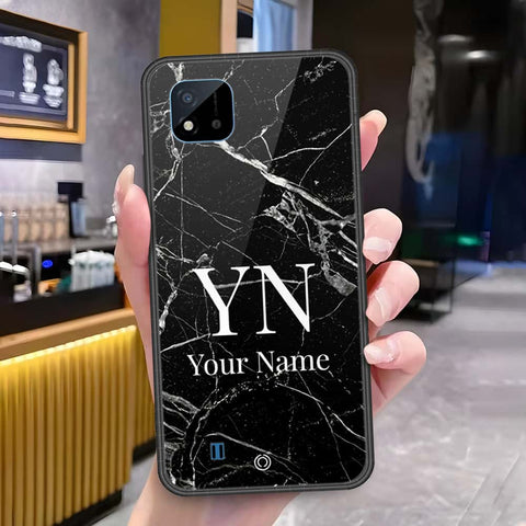 Realme C20A Cover - Onation Your Name Series - HQ Ultra Shine Premium Infinity Glass Soft Silicon Borders Case