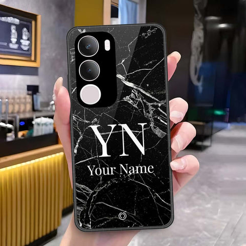 Vivo Y29 5G Cover - Onation Your Name Series - HQ Ultra Shine Premium Infinity Glass Soft Silicon Borders Case