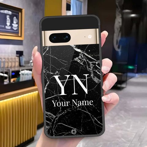 Google Pixel 7 Cover - Onation Your Name Series3 - HQ Ultra Shine Premium Infinity Glass Soft Silicon Borders Case