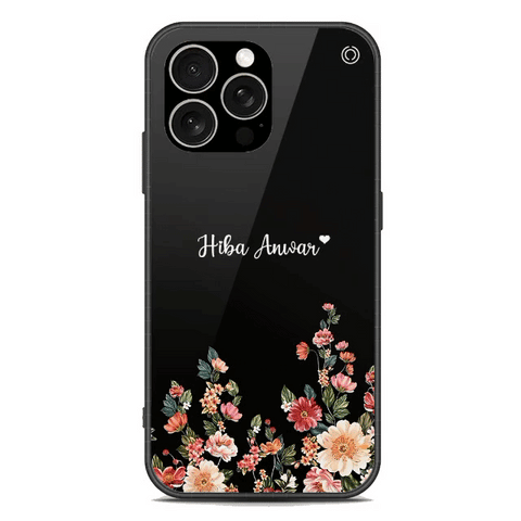 Infinix Hot 7 Lite Cover - Onation Your Name Series - HQ Ultra Shine Premium Infinity Glass Soft Silicon Borders Case