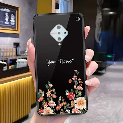 Vivo Y51 (2020 September) Cover - Onation Your Name Series - HQ Ultra Shine Premium Infinity Glass Soft Silicon Borders Case