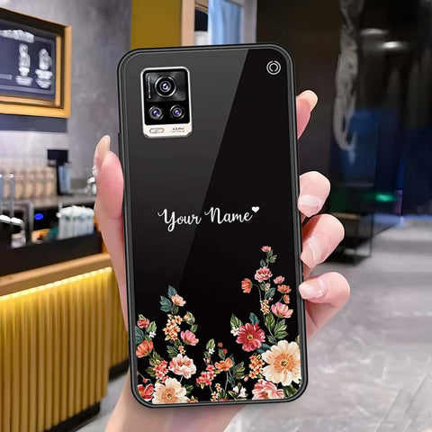 Vivo V20 Cover - Onation Your Name Series - HQ Ultra Shine Premium Infinity Glass Soft Silicon Borders Case