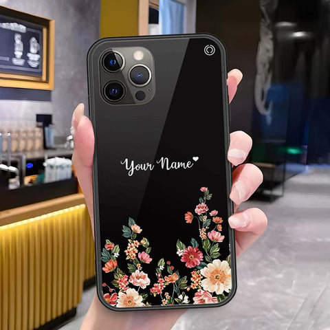 iPhone 12 Pro - Onation Your Name Series - HQ Ultra Shine Premium Infinity Glass Soft Silicon Borders Case