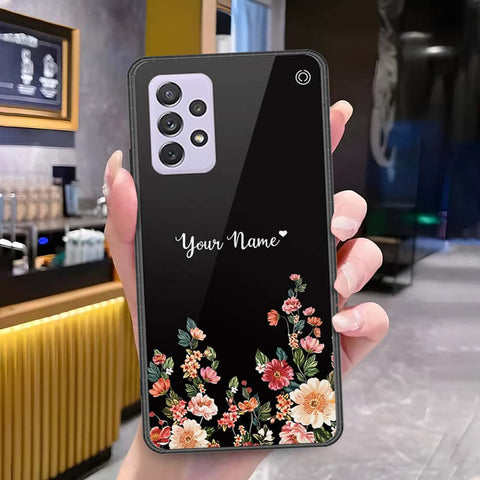 Samsung Galaxy A72 Cover - Onation Your Name Series - HQ Ultra Shine Premium Infinity Glass Soft Silicon Borders Case
