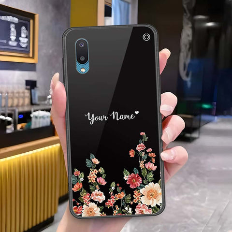 Samsung Galaxy A02 Cover - Onation Your Name Series - HQ Ultra Shine Premium Infinity Glass Soft Silicon Borders Case