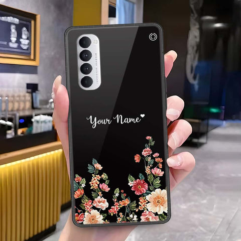 Oppo Reno 4 Pro Cover - Onation Your Name Series - HQ Ultra Shine Premium Infinity Glass Soft Silicon Borders Case