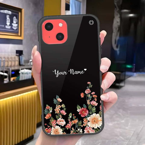 iPhone 13 Mini Cover - Onation Your Name Series - HQ Ultra Shine Premium Infinity Glass Soft Silicon Borders Case