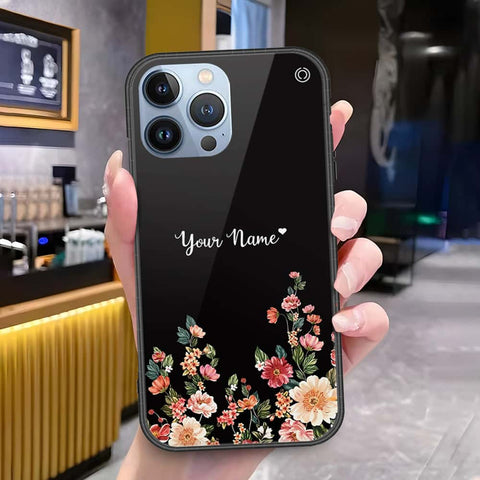 iPhone 13 Pro Max Cover - Onation Your Name Series - HQ Ultra Shine Premium Infinity Glass Soft Silicon Borders Case