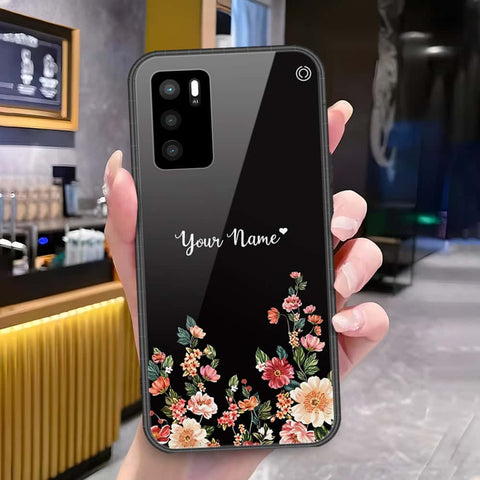 Oppo A16 Cover - Onation Your Name Series - HQ Ultra Shine Premium Infinity Glass Soft Silicon Borders Case