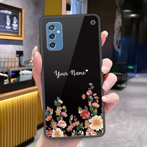 Samsung Galaxy M52 5G Cover - Onation Your Name Series - HQ Ultra Shine Premium Infinity Glass Soft Silicon Borders Case