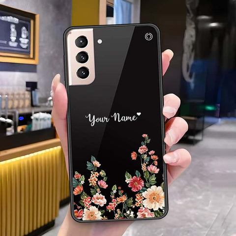 Samsung Galaxy S21 FE 5G Cover - Onation Your Name Series - HQ Ultra Shine Premium Infinity Glass Soft Silicon Borders Case