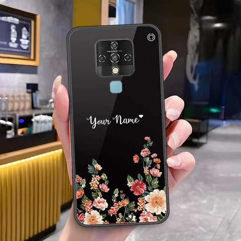 Tecno Camon 16 SE Cover - Onation Your Name Series - HQ Ultra Shine Premium Infinity Glass Soft Silicon Borders Case