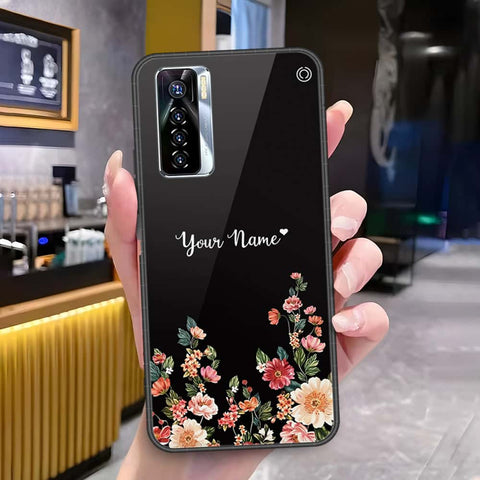 Tecno Camon 17 Pro Cover - Onation Your Name Series - HQ Ultra Shine Premium Infinity Glass Soft Silicon Borders Case