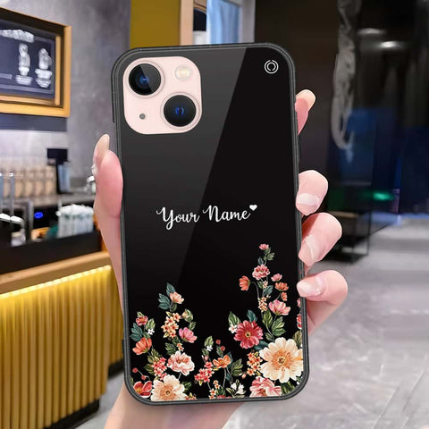 iPhone 14 - Onation Your Name Series - HQ Ultra Shine Premium Infinity Glass Soft Silicon Borders Case