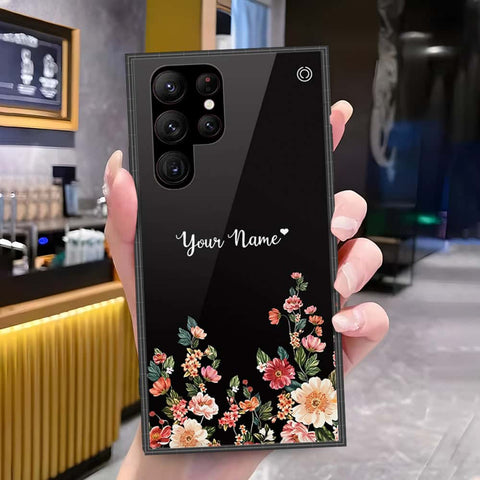 Samsung Galaxy S23 Ultra 5G Cover - Onation Your Name Series - HQ Ultra Shine Premium Infinity Glass Soft Silicon Borders Case