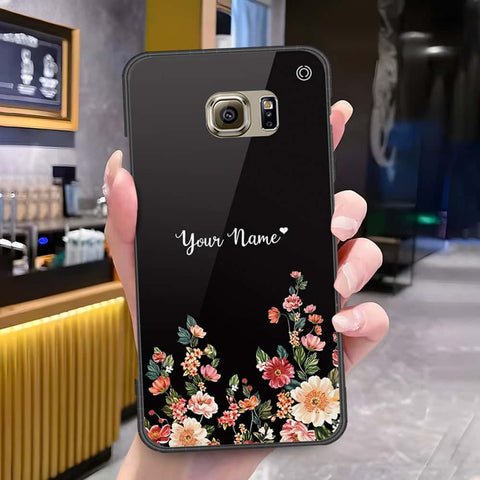 Samsung Galaxy S6 Cover - Onation Your Name Series - HQ Ultra Shine Premium Infinity Glass Soft Silicon Borders Case