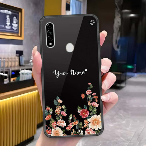 Oppo A31 Cover - Onation Your Name Series - HQ Ultra Shine Premium Infinity Glass Soft Silicon Borders Case