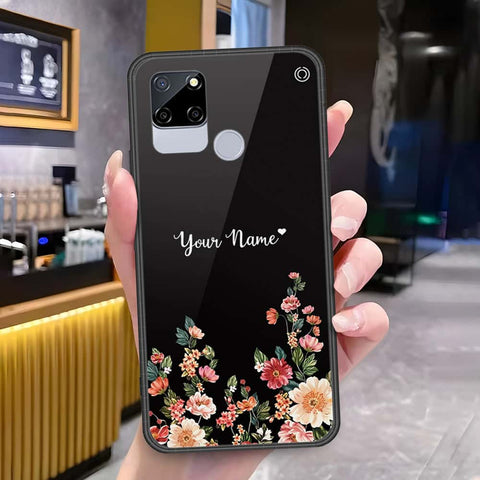 Realme C12 Cover - Onation Your Name Series - HQ Ultra Shine Premium Infinity Glass Soft Silicon Borders Case