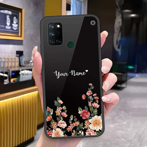 Realme 7i Cover - Onation Your Name Series - HQ Ultra Shine Premium Infinity Glass Soft Silicon Borders Case