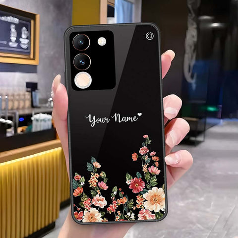 Vivo Y200 5G Cover - Onation Your Name Series - HQ Ultra Shine Premium Infinity Glass Soft Silicon Borders Case