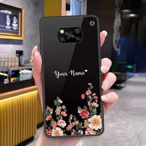 Xiaomi Poco X3 NFC Cover - Onation Your Name Series3 - HQ Ultra Shine Premium Infinity Glass Soft Silicon Borders Case