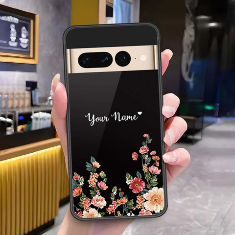 Google Pixel 7 Pro Cover - Onation Your Name Series3 - HQ Ultra Shine Premium Infinity Glass Soft Silicon Borders Case