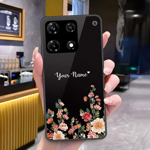 Infinix Note 30 VIP Cover - Onation Your Name Series - HQ Ultra Shine Premium Infinity Glass Soft Silicon Borders Case