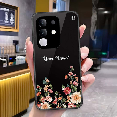Vivo Y29 4G Cover - Onation Your Name Series - HQ Ultra Shine Premium Infinity Glass Soft Silicon Borders Case