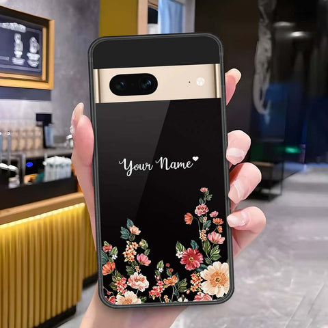 Google Pixel 7 Cover - Onation Your Name Series3 - HQ Ultra Shine Premium Infinity Glass Soft Silicon Borders Case
