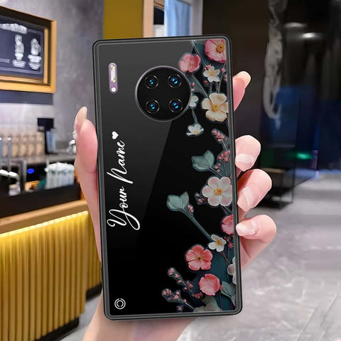Huawei Mate 30 Pro Cover - Onaton Persian Rugs Series 3 - HQ Ultra Shine Premium Infinity Glass Soft Silicon Borders Case