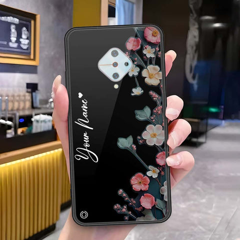 Vivo Y51 (2020 September) Cover - Onation Your Name Series - HQ Ultra Shine Premium Infinity Glass Soft Silicon Borders Case