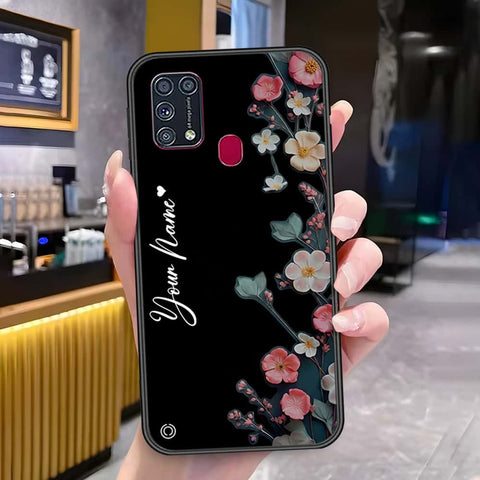 Samsung Galaxy M31 Cover - Onaton Persian Rugs Series 3 - HQ Ultra Shine Premium Infinity Glass Soft Silicon Borders Case