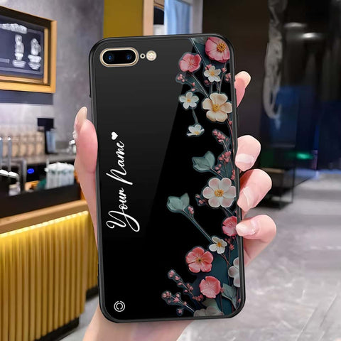 iPhone 8 Plus / 7 Plus - Onation Your Name Series - HQ Ultra Shine Premium Infinity Glass Soft Silicon Borders Case