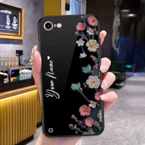 iPhone 8 / 7 - Onation Your Name Series - HQ Ultra Shine Premium Infinity Glass Soft Silicon Borders Case
