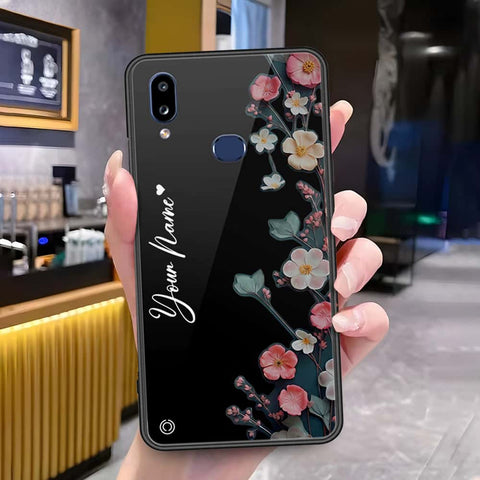 Samsung Galaxy A10s Cover - Onation Your Name Series - HQ Ultra Shine Premium Infinity Glass Soft Silicon Borders Case