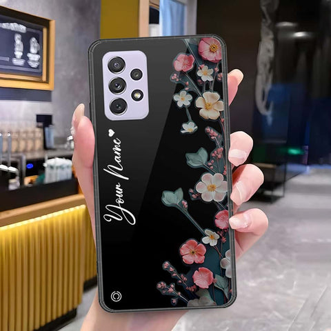 Samsung Galaxy A72 Cover - Onation Your Name Series - HQ Ultra Shine Premium Infinity Glass Soft Silicon Borders Case