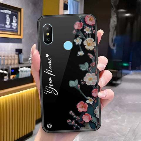 Xiaomi Redmi Note 6 Pro Cover - Onation Your Name Series - HQ Ultra Shine Premium Infinity Glass Soft Silicon Borders Case