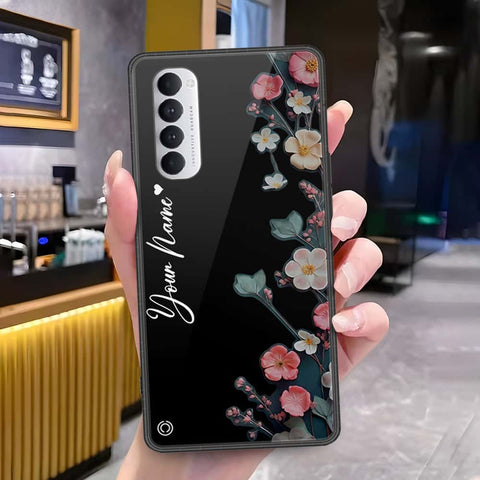 Oppo Reno 4 Pro Cover - Onation Your Name Series - HQ Ultra Shine Premium Infinity Glass Soft Silicon Borders Case