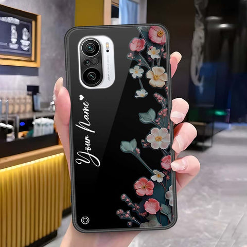 Xiaomi Redmi K40 Cover - Onation Your Name Series - HQ Ultra Shine Premium Infinity Glass Soft Silicon Borders Case