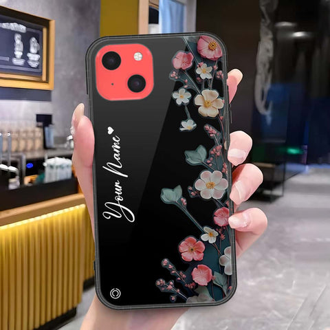 iPhone 13 Mini Cover - Onation Your Name Series - HQ Ultra Shine Premium Infinity Glass Soft Silicon Borders Case