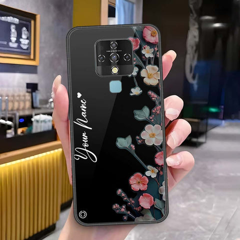 Tecno Camon 16 SE Cover - Onation Your Name Series - HQ Ultra Shine Premium Infinity Glass Soft Silicon Borders Case