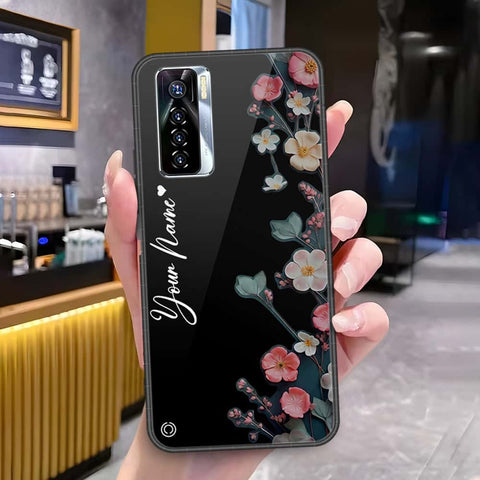 Tecno Camon 17 Pro Cover - Onation Your Name Series - HQ Ultra Shine Premium Infinity Glass Soft Silicon Borders Case