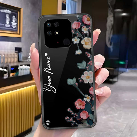 Xiaomi Redmi 10C Cover - Onation Your Name Series - HQ Ultra Shine Premium Infinity Glass Soft Silicon Borders Case