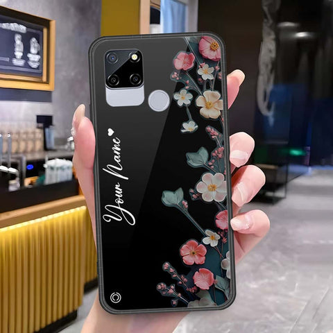 Realme C12 Cover - Onation Your Name Series - HQ Ultra Shine Premium Infinity Glass Soft Silicon Borders Case