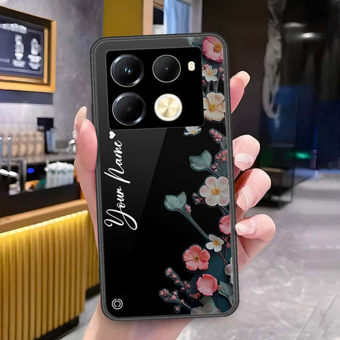 Infinix Note 40 Pro Plus Cover - Onation Your Name Series - HQ Ultra Shine Premium Infinity Glass Soft Silicon Borders Case
