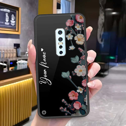 Vivo V17 Pro Cover - Onation Your Name Series - HQ Ultra Shine Premium Infinity Glass Soft Silicon Borders Case